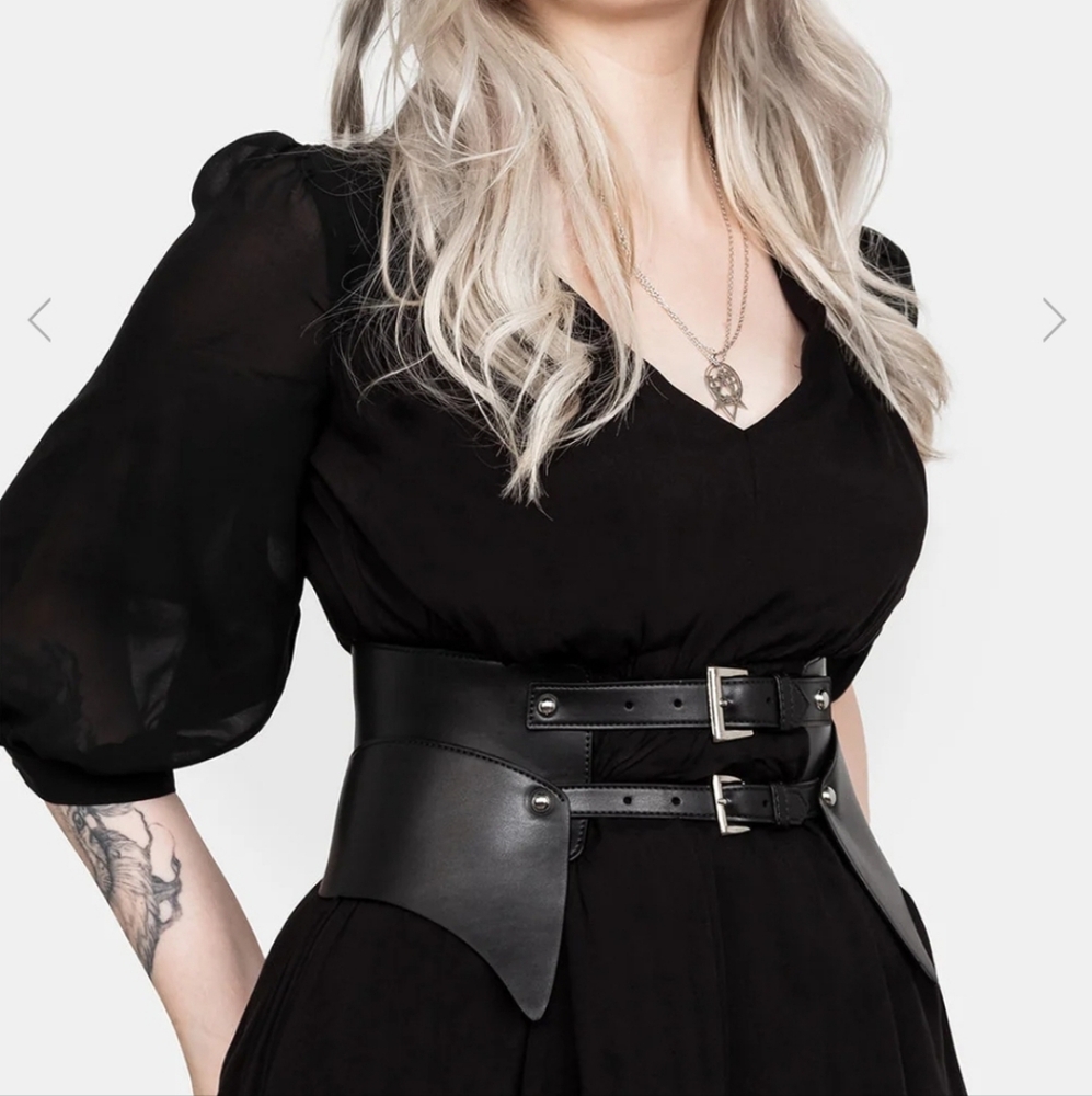 Disturbia Prophecy Peplum Belt M/L